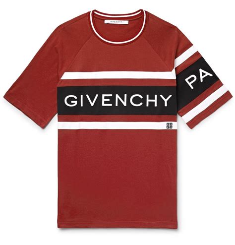 men red givenchy shirt